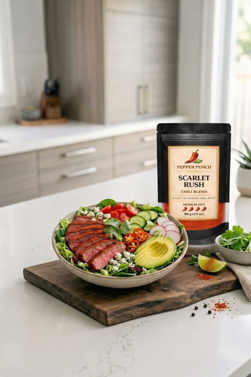 Spicy Steak Salad