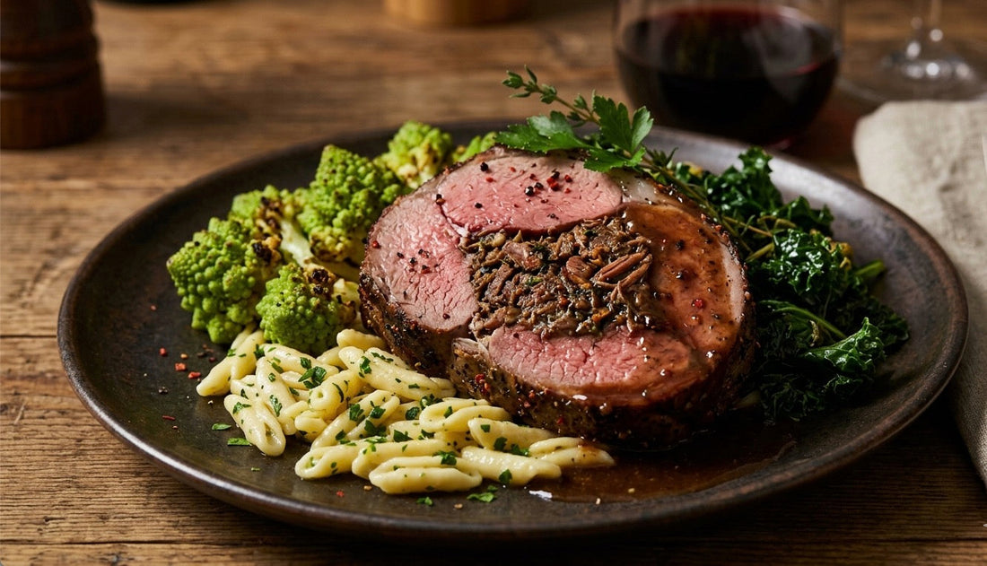 Stuffed Lamb Saddle