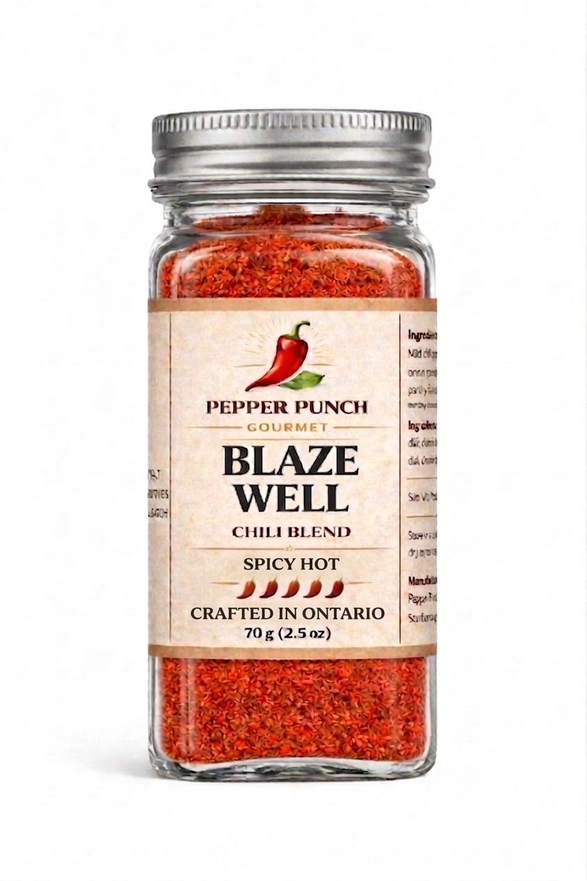 Blaze Well chilli blend shaker bottle