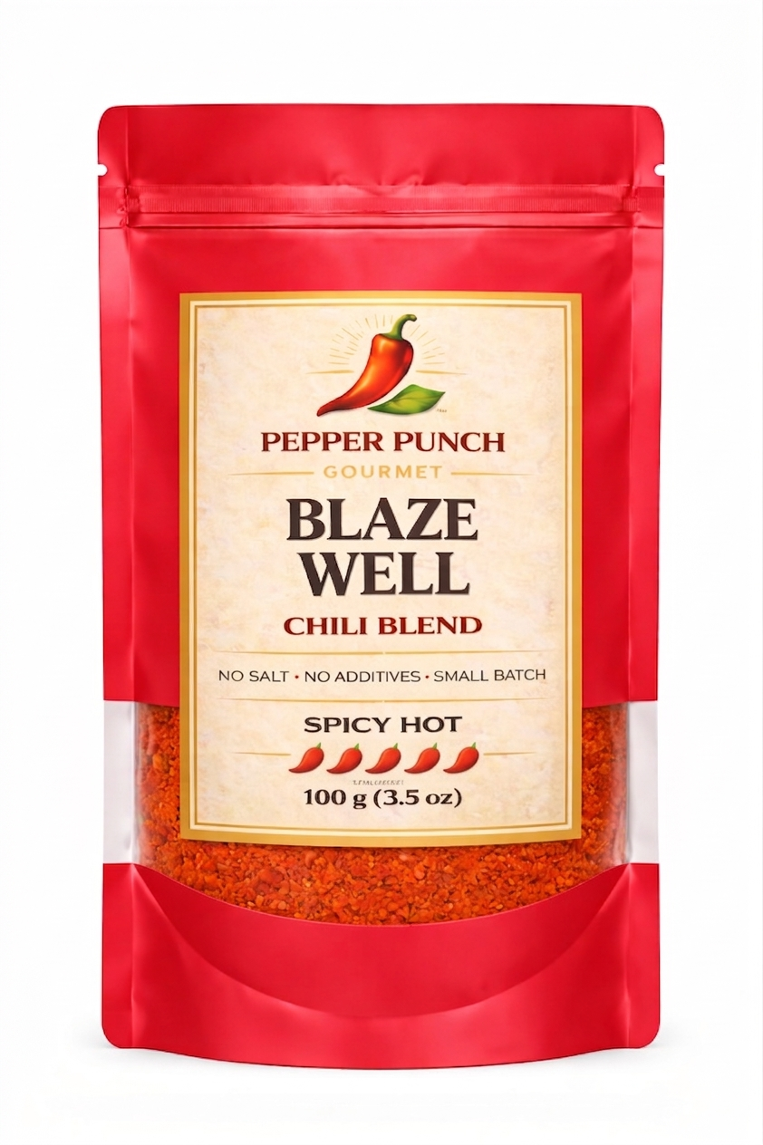 Blaze Well Chilli Blend | Smoky Hot Chili Seasoning-Available in 3 sizes: Shaker, 100g & 130g